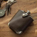 Admiral Flask with Leather Case