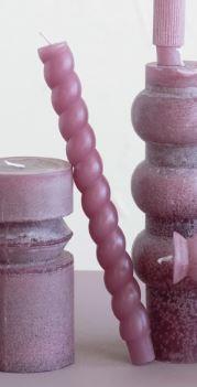 Cabernet Twisted Candles