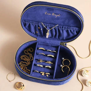 Starry Night Velvet Jewelry Case