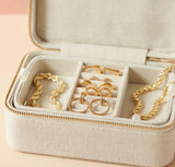 Linen Jewelry Case