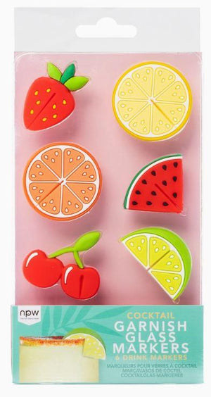 Fruit Garnish Drink Markers 6-pack