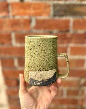 Handmade Tall Mountain Mug