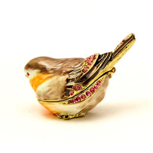 Colorful Sparrow Trinket Box