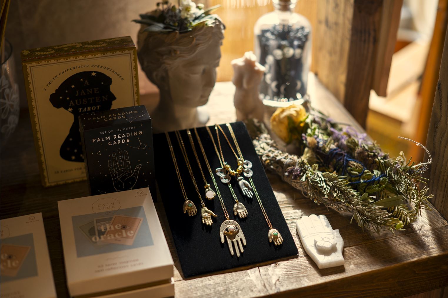 tarot cards, oracle, incense and other mystical, witchy gifts in Calgary