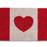 Canada Flag Heart Doormat