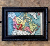 Embroidered Heart: Alberta - Wall Decor