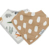 Bib Set of 2 - Safari Jungle
