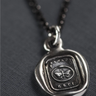 Butterfly & Serpent Wax Seal Necklace