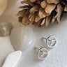 Sterling Silver Mountain Earrings