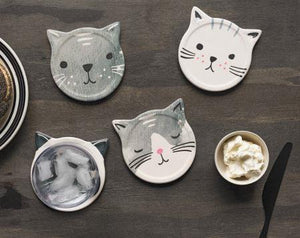 Cat Face Soak Up Coasters