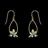 Flowering Thyme Oval Wire Earrings
