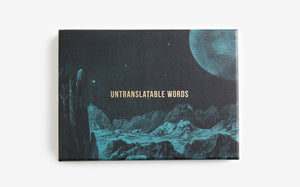 Untranslatable Words Card Deck
