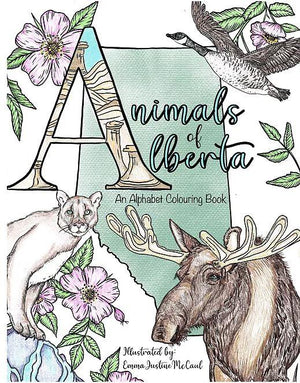 Animals of Alberta Coloring Book