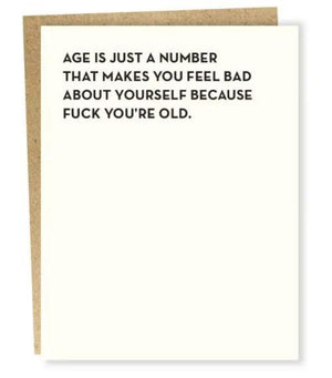 Age is Just a Number Card