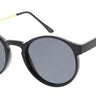 Sloan Sunglasses - Black with Silver Details