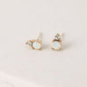 White Opal Dolce Studs
