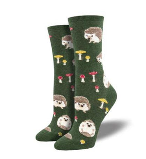 Slow Pokes - Green Womens Socks