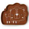 Lion Silicone Suction Snack Plate