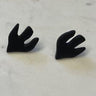 The Bird Earrings Black