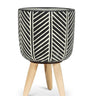 Herringbone Tripod Planter