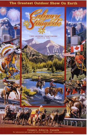 2002 Vintage Stampede Poster