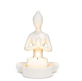 Yoga Tea Light Candle Holder