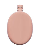 Retro Style Pink Oval Flask