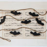 Wooden Flying Bats Garland