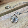 Pearl Cheek Moon Face Necklace