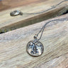 Opal Crown Moon Face Necklace