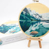 Moraine Lake First Snow DIY Embroidery Kit