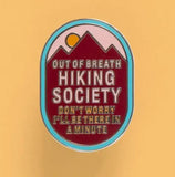 Out of Breath Society Pin