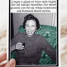 A Glass Of Wine Card