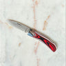 Black & Red Fordite Pocket Knife