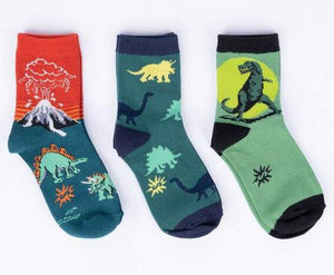 Dinosaur Days Kids Socks - Set of 3