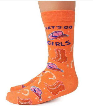 Let's Go Girls Womens Socks