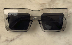 Barcelona Sunglasses in Clear Grey