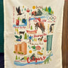 Calgary Icons Tea Towel