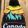 Canada Retro Sunset Mountain Hat