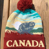 Canada Beaver Enjoying Sunset Hat