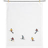 Ski Scene Tea Towel