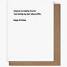 Resting My Eyes Birthday Card