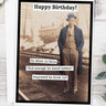 Old Enough to Know Better Birthday Card