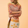 Petal Mix Oversized Fair Isle Scarf
