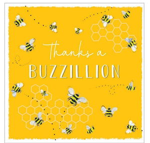 Thanks a Buzzilion Notecards - Set of 6