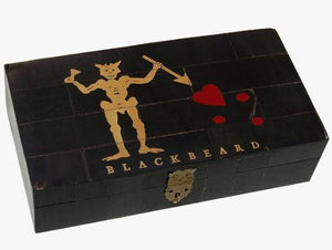 Blackbeard's Flag Black Horn Box