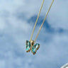 Turquoise Butterfly Necklace