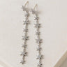 Silver Solaris Star Earrings