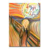 The Scream Birthday Card