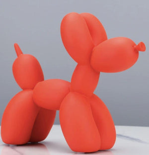 Matte Orange Balloon Dog